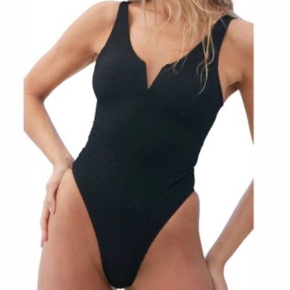 For Good | Basic Black Bodysuit - image 1
